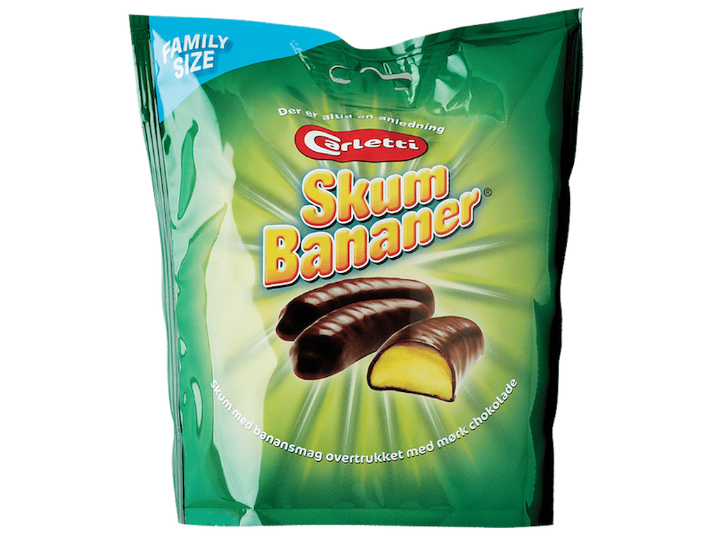 Carletti Skumbananer 60 g.
