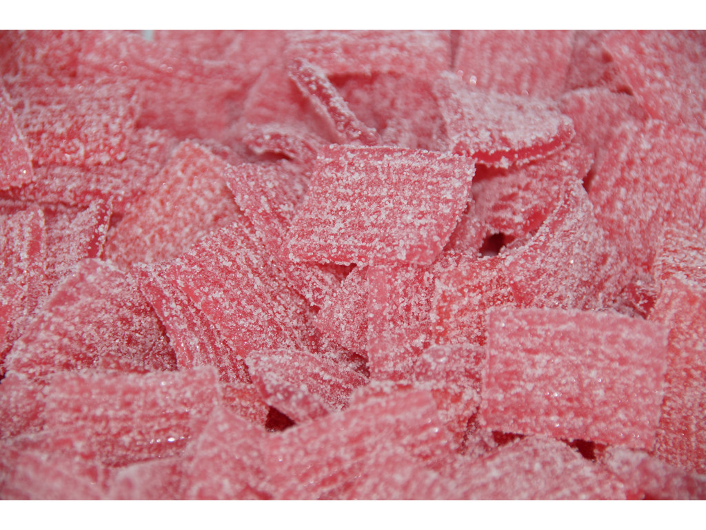 Strawberry Sour Belts Bites