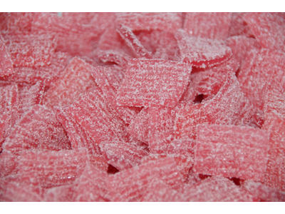 Strawberry Sour Belts Bites