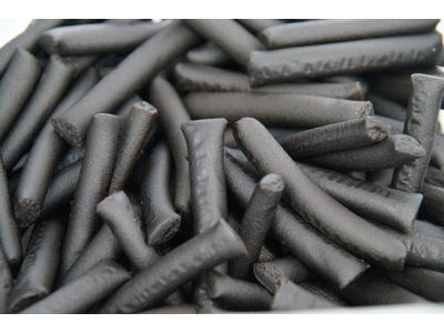 Black chimney pieces 1 kg. L/V