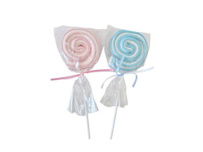 Pink and blue lollipop, 40g