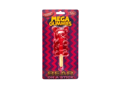 Mega Gummies - Bear on-a-stick 11x120g