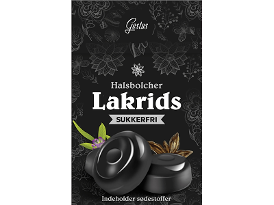 Gestus Lakrids Bolcher SF. 50 gr.