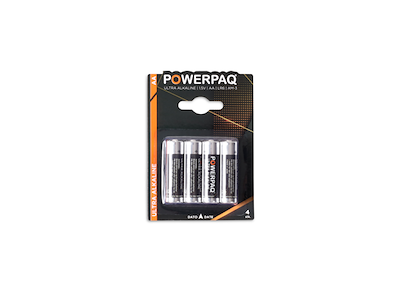 POWERPAQ BATTERI LR6 AA 4 ST