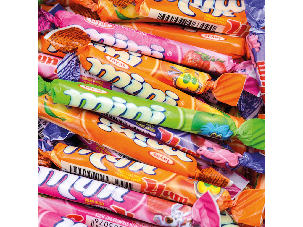 Mini Yum Chewy Stick, 1 kg