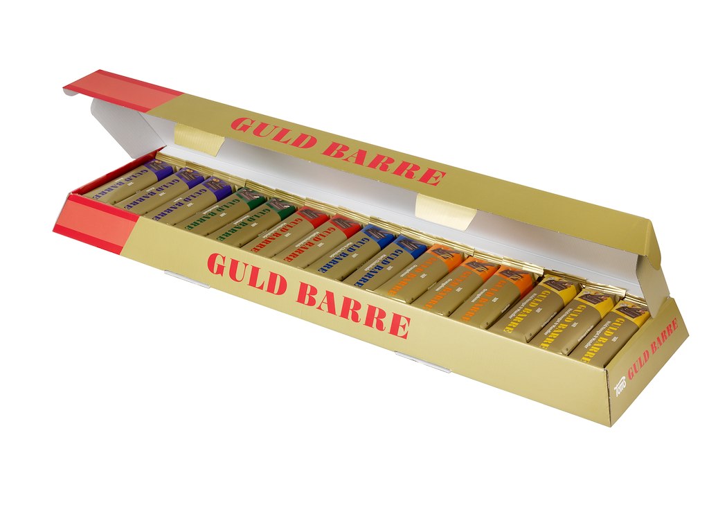 Guldbarre XL. 30x45g