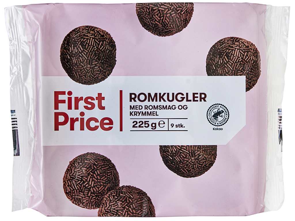 FP romkugler 9 stk. 225 g.