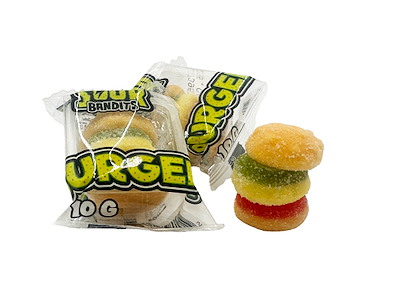 Sour Bandits Mini Burger, 10g
