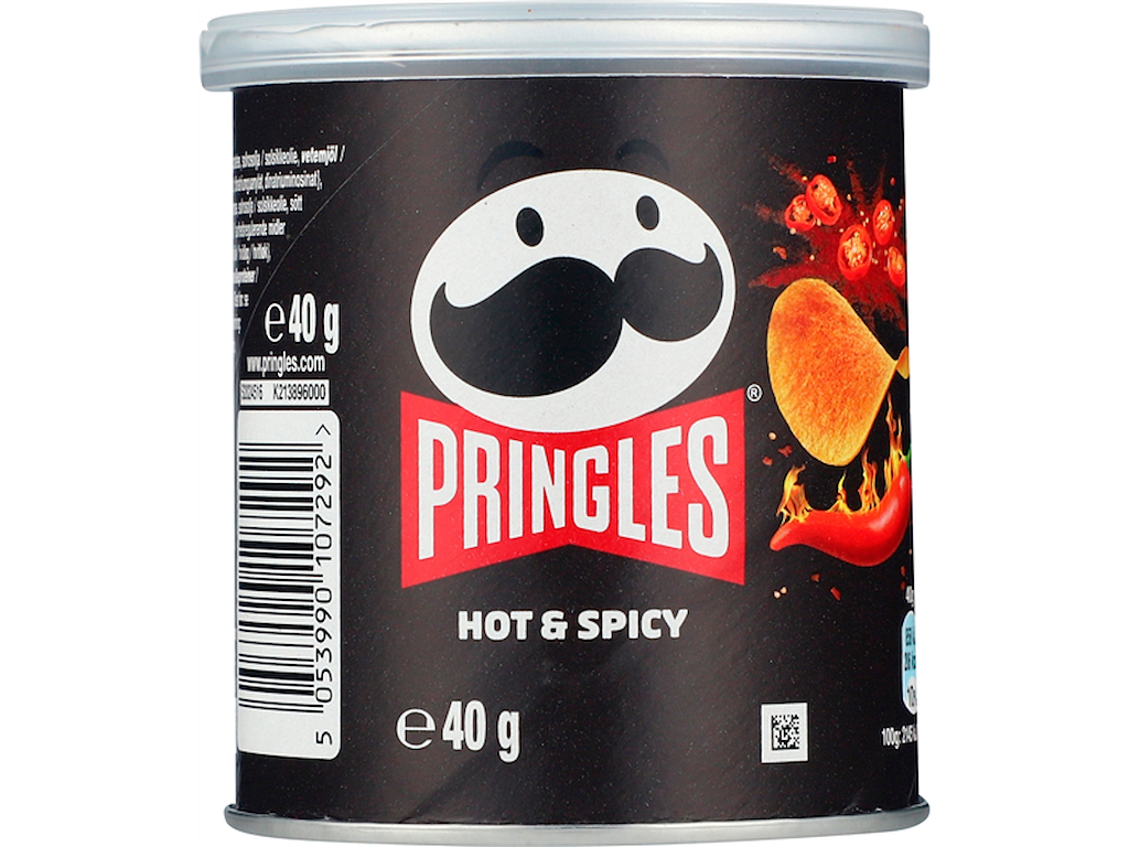 Pringles hot & spicy 40 g.
