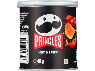 Pringles hot & spicy 40 g.