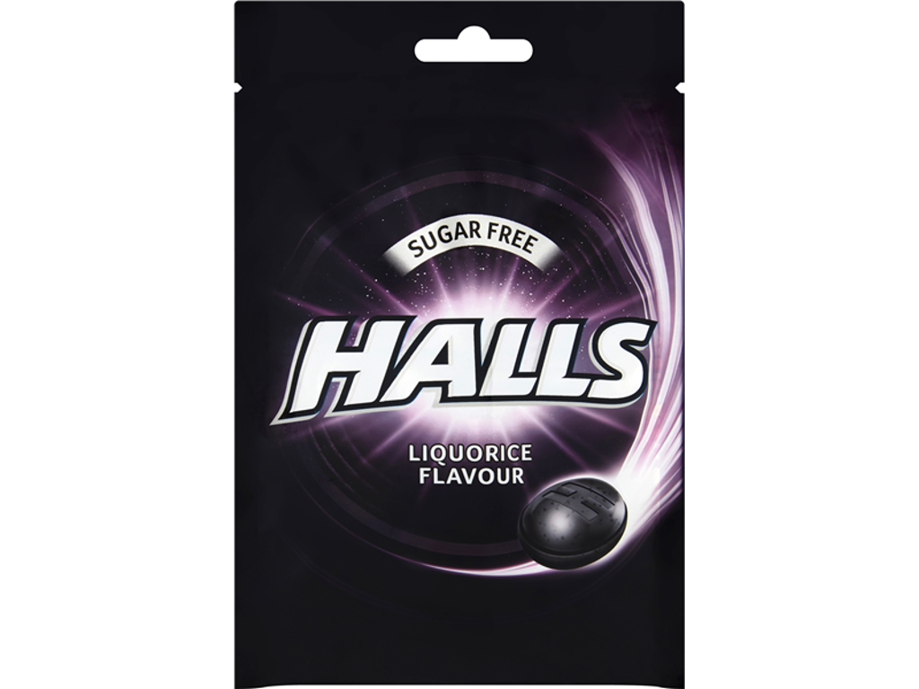 Halls Liquorice Pose Sf